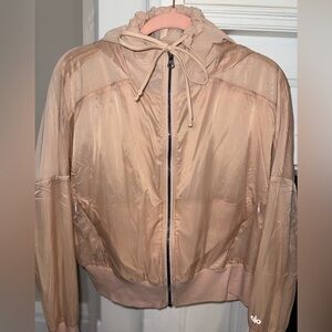 ALO Yoga Aqua Jacket - Dusty Rose/Coral Blush - Size: Small